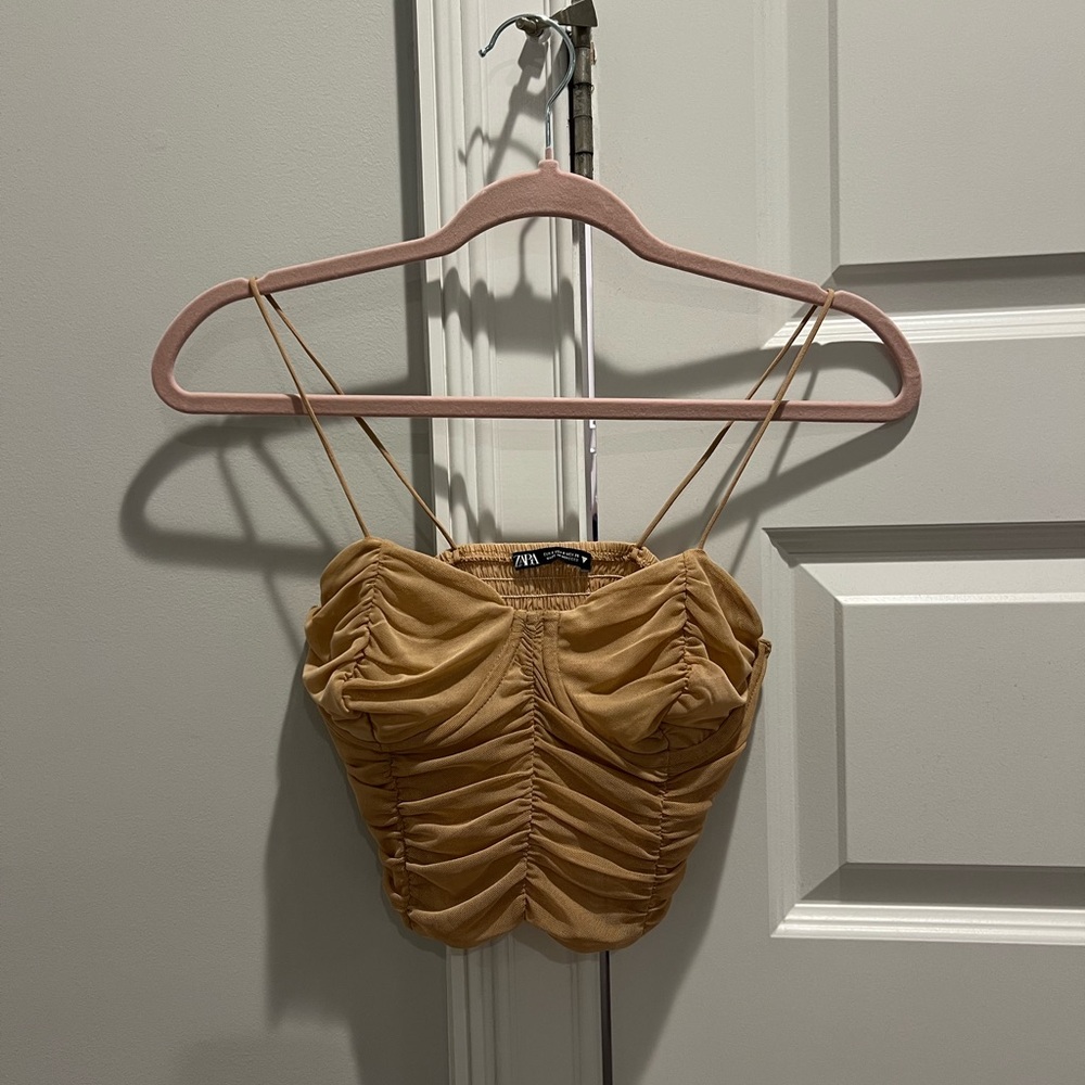 Zara top! Worn once but I never reach for it anymore!